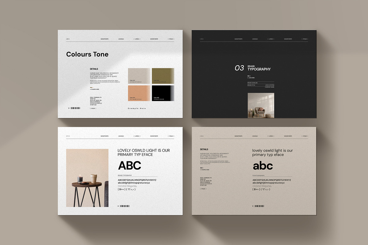 Brand Guideline Brochure Template, a Brochure Template by PrintIdea (Photo 4 of 5)