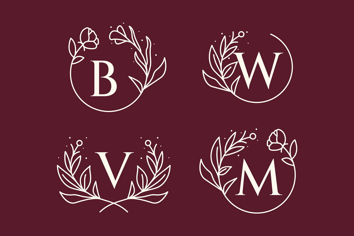 Ornate Decoration Plants Floral Logo, a Branding & Logo Template by Signatoro (Photo 2 of 3)