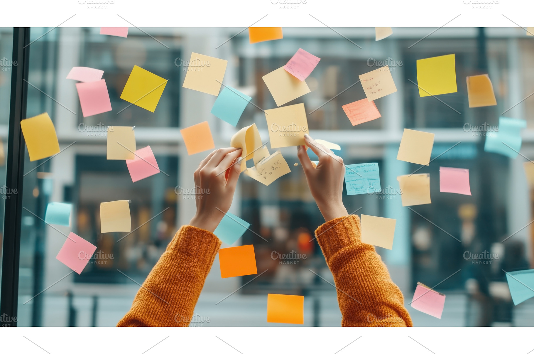 Hands of a person organizing, a Business Photo by Sergey Kotenev