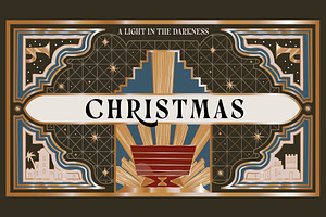 Christmas Sermon Series Brand Kit, a Presentation Template by The Trough Co.