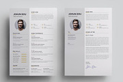 Elegant Resume / CV, a Resume Template by Pxl_graphic (Thumbnail 3 of 6)