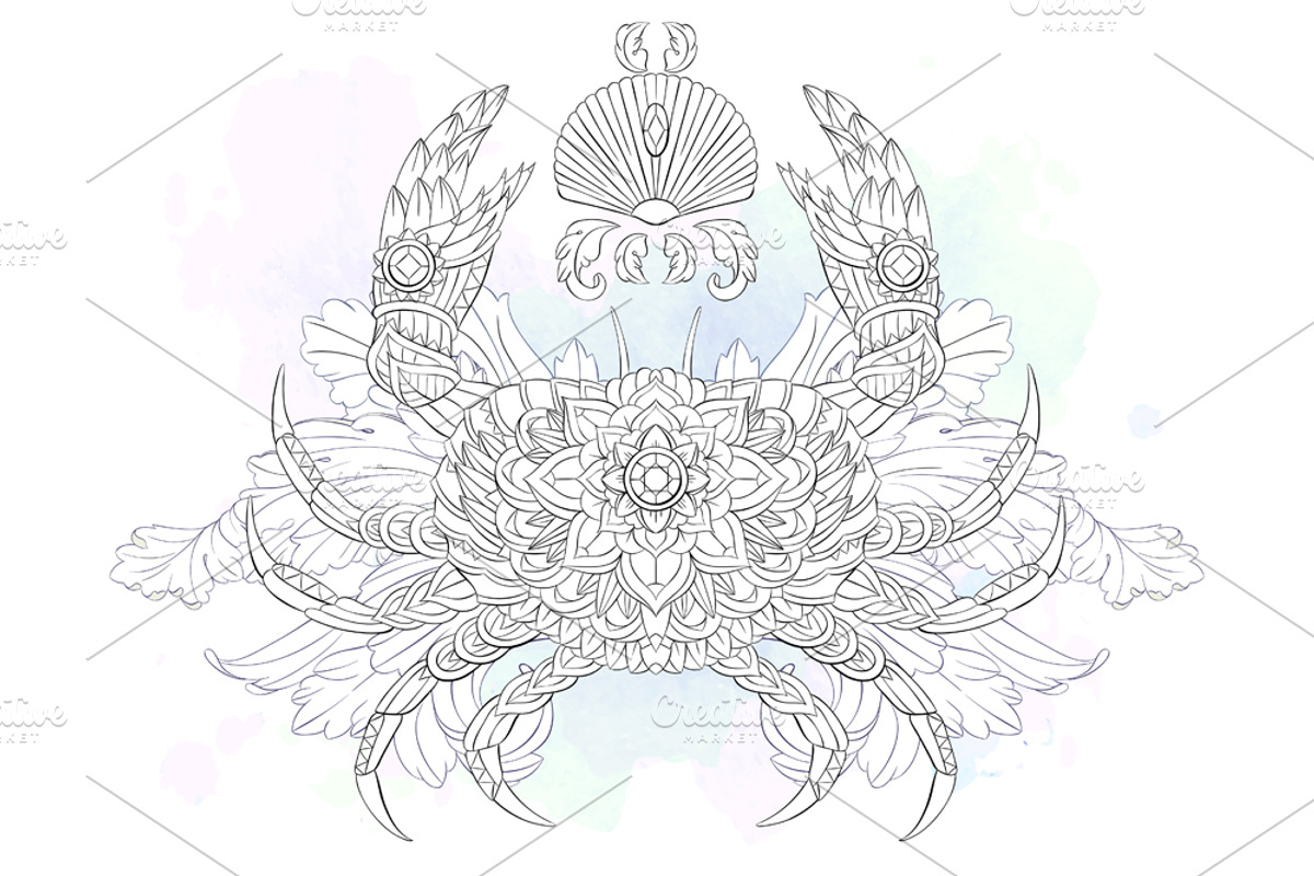 Ethnic Collection: Crab, an Animal Illustration by ArtoJoy (Photo 3 of 5)