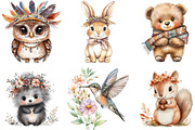 Charming Fairy Woodland Animals, an Illustration by Watercolor design (Thumbnail 3 of 4)