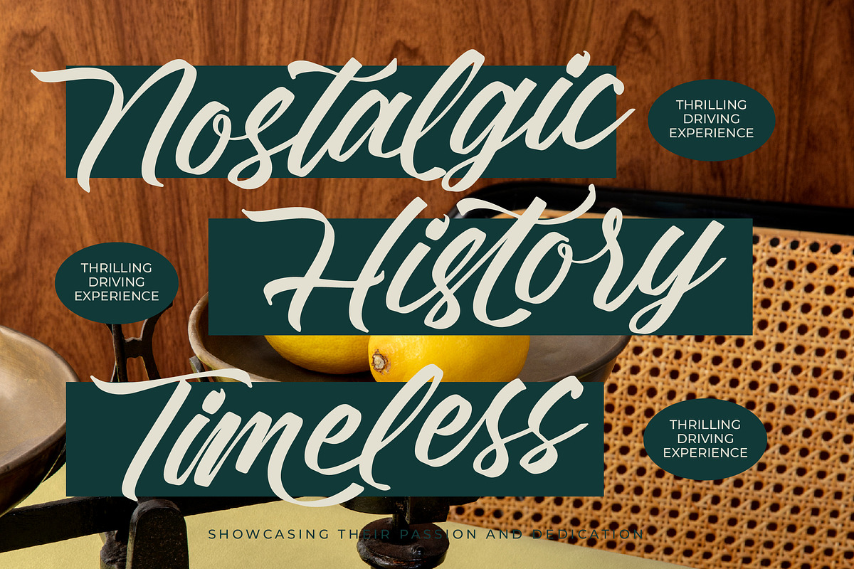 Rustical Banley Modern Script Font, a Script Font by Letterena Studios Script (Photo 2 of 20)