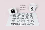 Christmas Icons - Dingbat Font, a Symbol Font by WADLEN (Thumbnail 6 of 7)