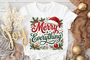 Merry Everything Christmas PNG, a Seasonal Illustration by DreamPrint404 (Thumbnail 3 of 6)