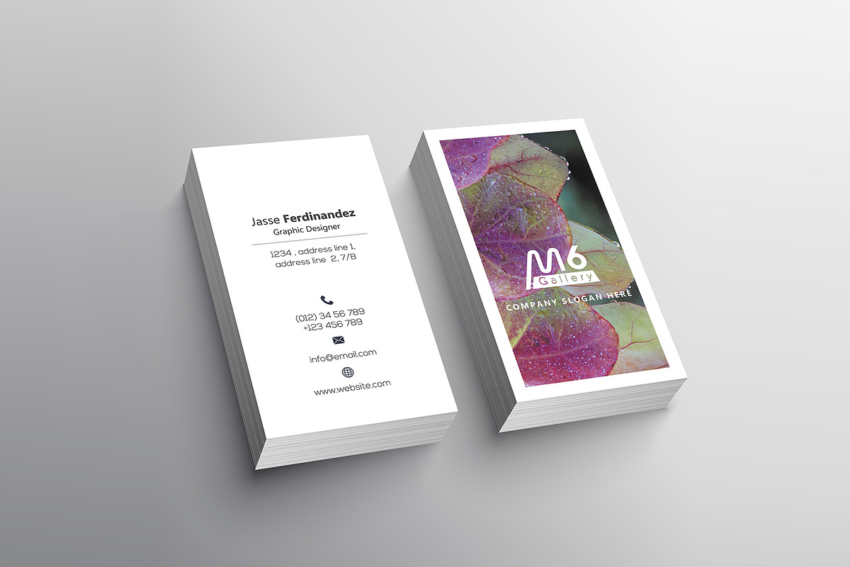 Nature Business Card Template- S52, a Business Card Template by M6 Gallery (Photo 4 of 5)