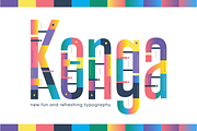 Konga, a Sans Serif Font by yaisalinas (Thumbnail 1 of 15)
