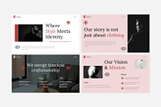 Fashion Brand PowerPoint Template, a Presentation Template by Eklip Studio (Thumbnail 2 of 6)
