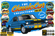 Vintage Classic Car Collection no 07, a Transportation Illustration by The BolzStudio (Thumbnail 1 of 12)