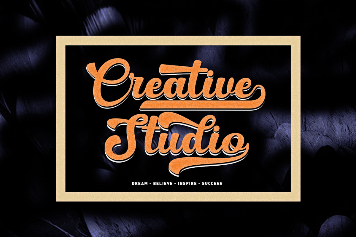 Rigular Script, a Script Font by GloowStudio (Photo 3 of 8)