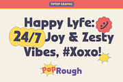 Pop Rough – Expressive Playful Font, a Sans Serif Font by Tiptop Graphic (Thumbnail 2 of 10)
