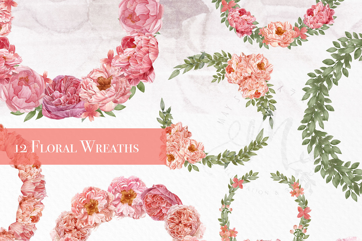 Elegant Florals Bundle 60% OFF, a Person Illustration by May • SHO (Photo 24 of 26)