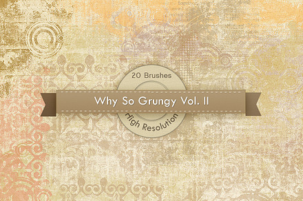 Grit N Grunge V.2 Photoshop Brushes preview 3