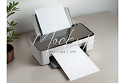 Minimalist Printer Paper Mockup, a Product Mockup by TatiMockup (Thumbnail 1 of 5)