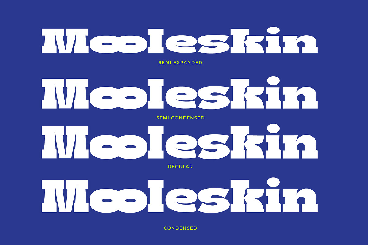 Boldie Slab Font Width, a Slab Serif Font by Fortunes Co (Photo 5 of 12)