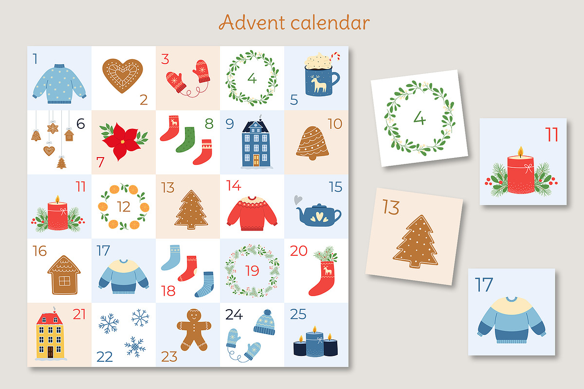 Happy Christmas Collection. Part 2, a Decorative Illustration by yarynabo (Photo 8 of 11)
