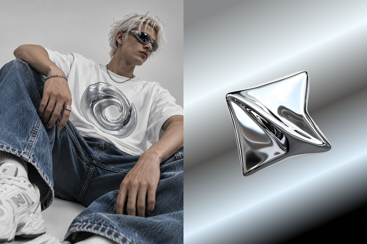 Futuristic Shapes | PNG Objects Pack, an Object Graphic by Lumeno (Photo 6 of 8)