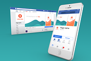New App Facebook Page Cover, a Social Media Template by NeptuneDesign (Thumbnail 1 of 4)