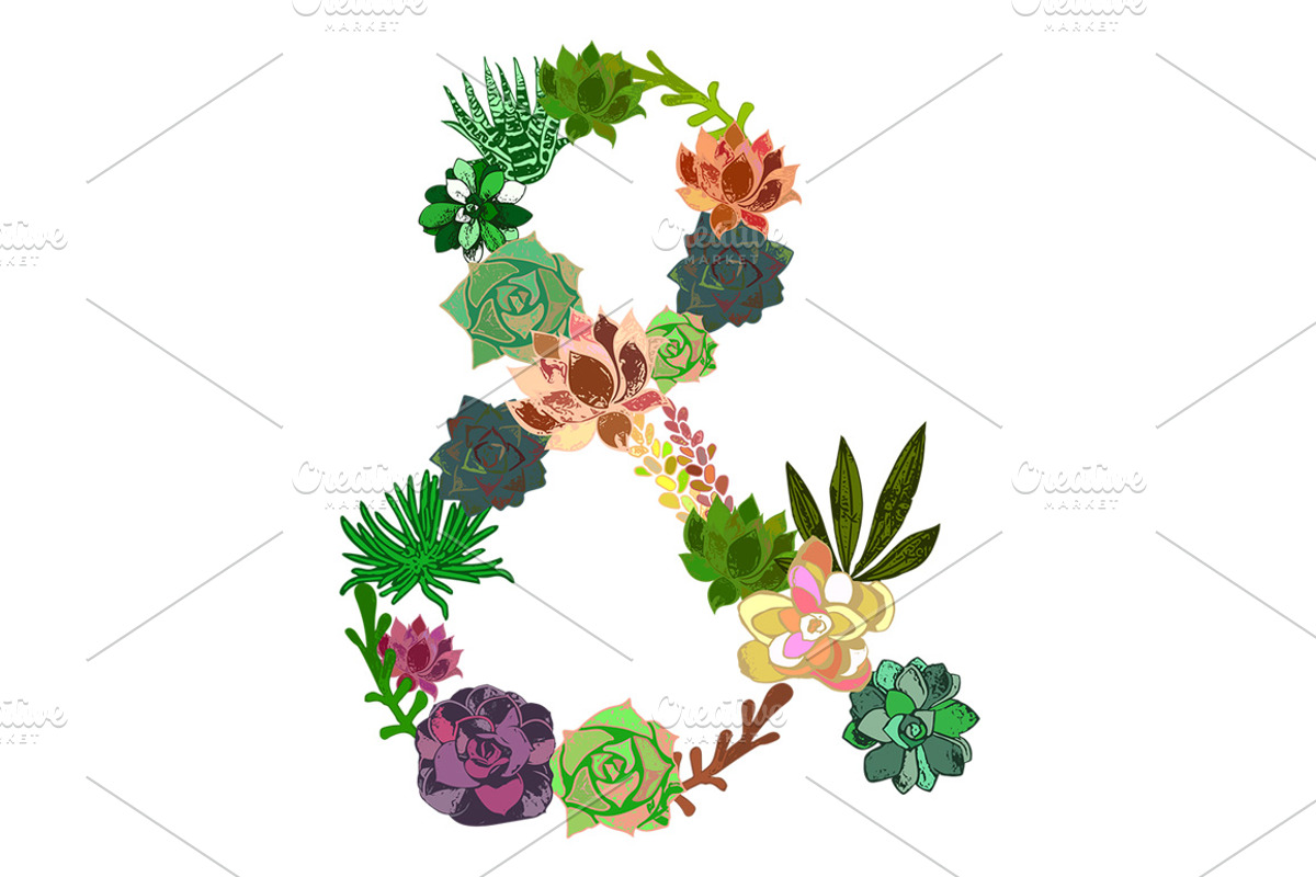 Succulents Bundle PNG + Patterns, an Illustration by Alexandra Fulger (Photo 5 of 8)