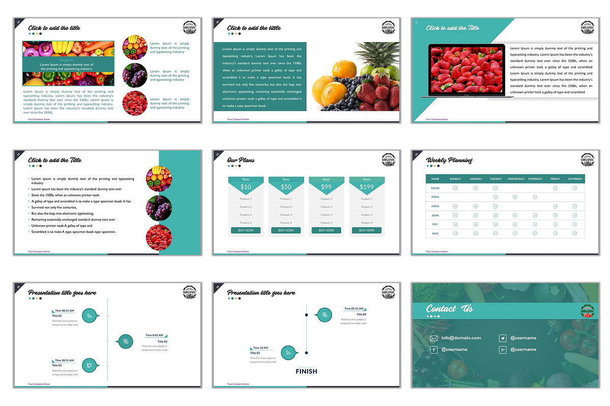 [PPTX] Food PowerPoint Presentation, a Presentation Template by litoondev (Photo 12 of 27)
