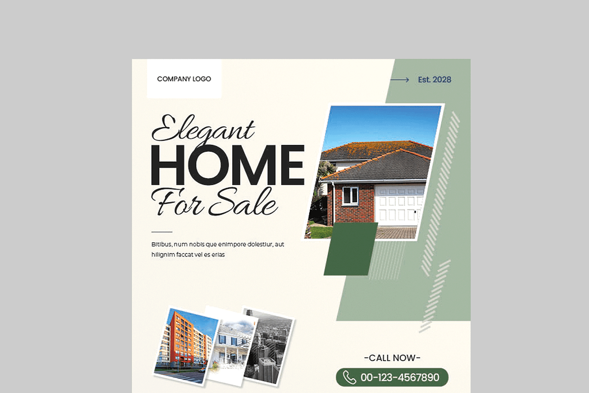 Home Sale Flyer Template, a Flyer Template by MightyDesign (Photo 4 of 8)
