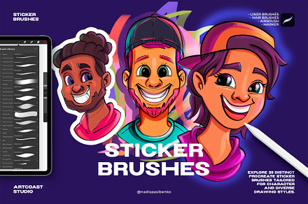 Procreate Sticker Brushes