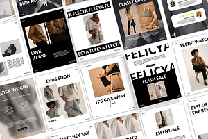 Felicya | Instagram Kit Canva