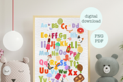 Alphabet Nursery Print: Hand Painted, an Education Illustration by Oleksandra Illustrates (Thumbnail 10 of 12)