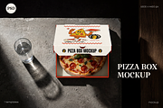 Pizza Box Mockup, a Cups & Container Mockup by PopotLane (Thumbnail 1 of 4)