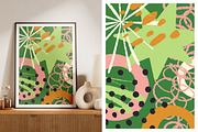 Abstract shapes posters, cards set, a Decorative Illustration by Good Studio (Thumbnail 2 of 5)