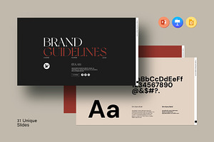 Eva Brand Guideline Template, a Presentation Template by Studio Artisan