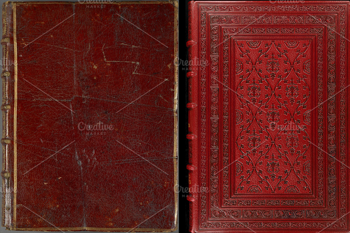 Antique Book Covers, a Texture Graphic by Blue Line Design (Photo 8 of 24)