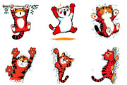 funny cat clip art, an Illustration by CreationArt (Thumbnail 3 of 5)