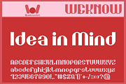 Optimized Thought font, a Font by weknow (Thumbnail 3 of 8)