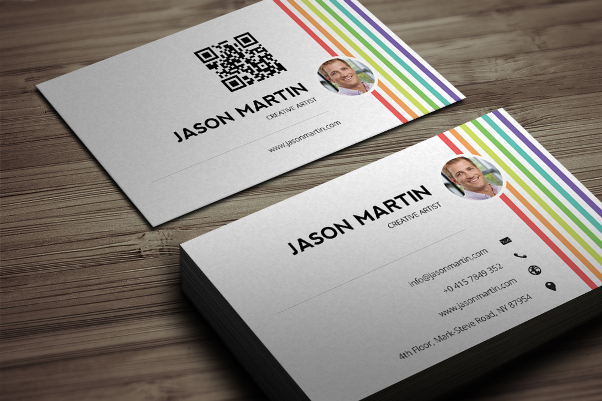 Creative Colorful Business Card, a Business Card Template by bouncy (Photo 1 of 4)