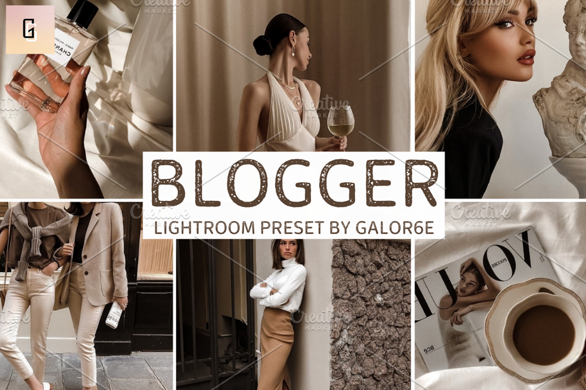 Lightroom Preset BLOGGER by GALOR6E, a Layer Style Add-On by GALOR6E PRESETS (Photo 1 of 2)