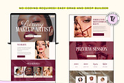 Makeup Artist Website Squarespace, a Squarespace Template by Template Twist Shop (Thumbnail 6 of 9)