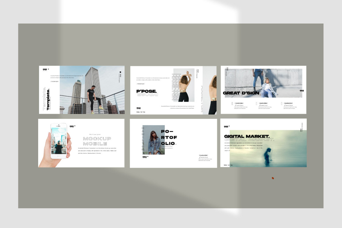 HAMILTON - Powerpoint Template, a Presentation Template by Dirtytemp Studio (Photo 2 of 11)