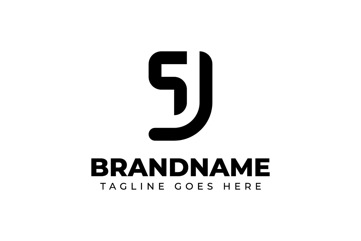 Letters QJ Monogram Logo, a Branding & Logo Template by Pray Art Design Studio