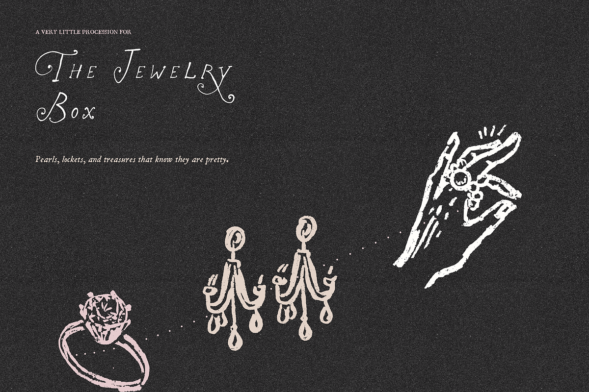 Vintage Jewelry Vector Clipart Set, an Object Illustration by The October Creative (Photo 13 of 13)