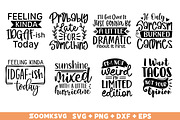Funny SVG Bundle, Sarcastic Bundle, an Illustration by ZoomkSVG (Thumbnail 7 of 10)