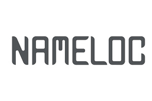 NAMELOC - Font Family