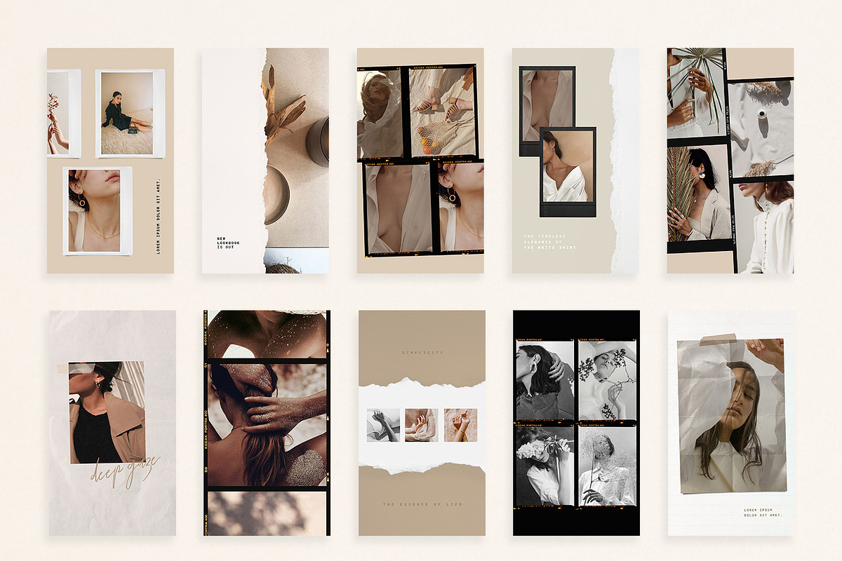 Paper and Film Social Kit, a Social Media Template by Sparrow & Snow (Photo 12 of 12)
