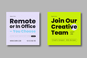 We Are Hiring Social Media Post, a Social Media Template by MightyDesign (Thumbnail 4 of 7)