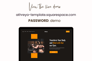 Squarespace Template For Gym,Fitness