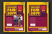 College Fair Flyer, a Flyer Template by Saphari (Thumbnail 3 of 4)