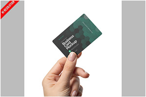 Photo Real Card Mockup, an Advertising Mockup by Bruno's Shop