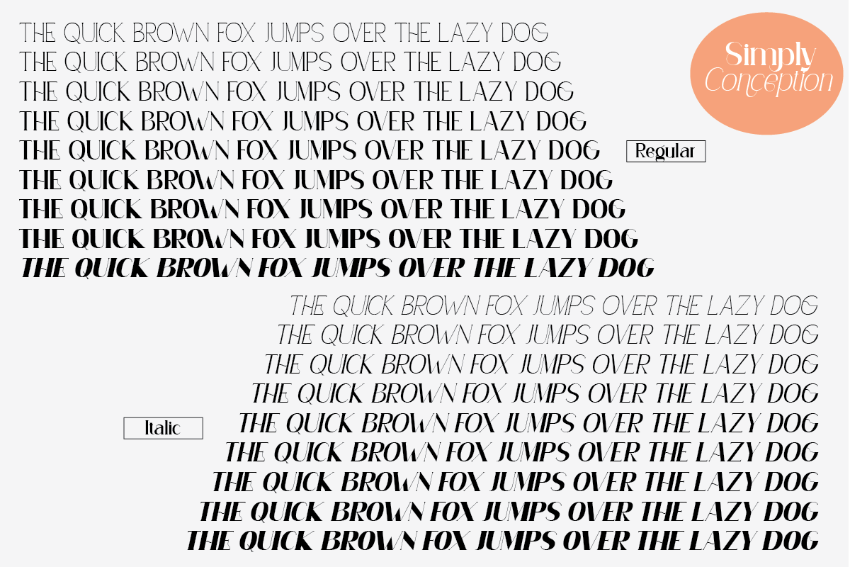 Simply Conception, a Serif Font by Muksal Creative (Photo 10 of 10)
