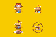 Super burger logo, a Branding & Logo Template by Dima&Leta Stolz (Thumbnail 2 of 7)